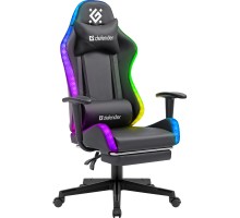 Крісло ігрове Defender Watcher RGB Black (64334)