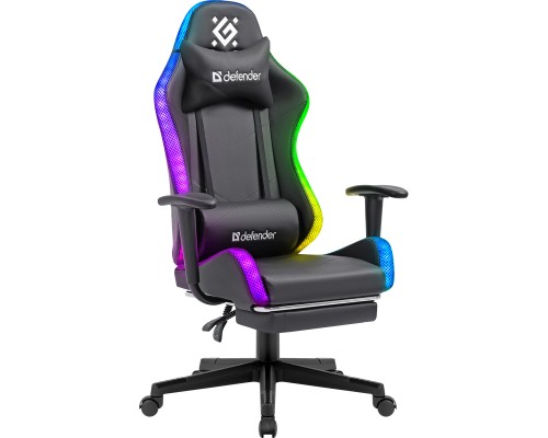Крісло ігрове Defender Watcher RGB Black (64334)
