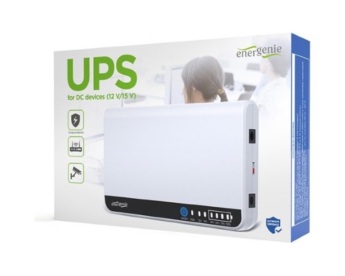 Пристрій безперебійного живлення EnerGenie EG-UPS-DC18, 12V/15V (EG-UPS-DC18)
