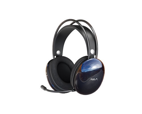 Навушники Aula S505 RGB Transparent Gaming Headset Black (6948391235479)