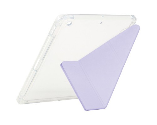 Чохол до планшета BeCover Ultra Slim Origami Transparent Apple Pencil Apple iPad 10.2 2019/2020/2021 Purple (711101)