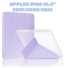 Чохол до планшета BeCover Ultra Slim Origami Transparent Apple Pencil Apple iPad 10.2 2019/2020/2021 Purple (711101)