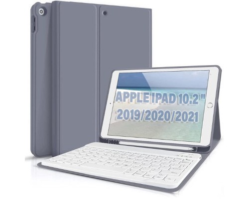 Чохол до планшета BeCover Keyboard Apple iPad 10.2 2019/2020/2021 Purple (711138)