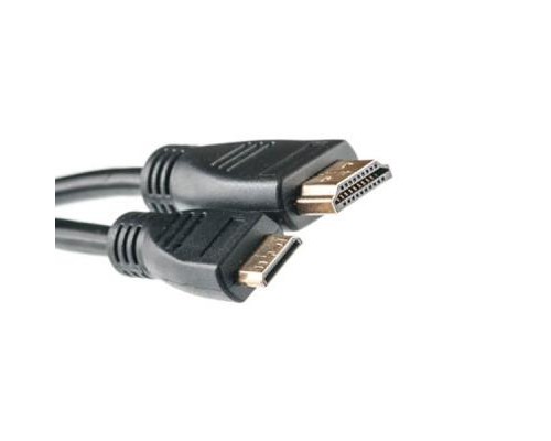Кабель мультимедійний HDMI A to HDMI C (mini), 0.5m PowerPlant (KD00AS1192)