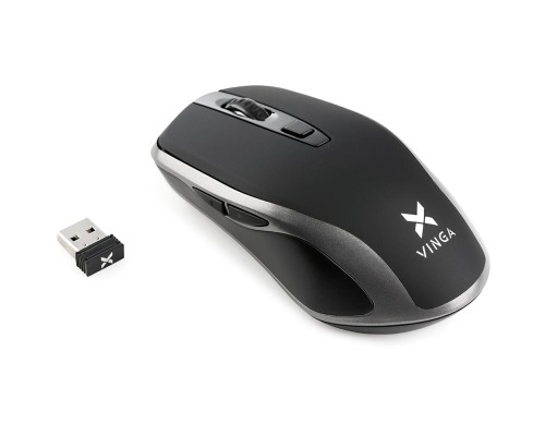 Мишка Vinga MSW-909 Silent black-grey
