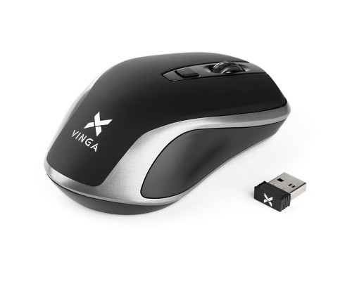 Мишка Vinga MSW-909 Silent black-grey
