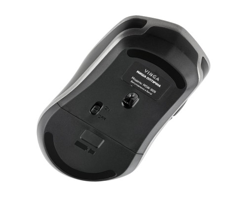 Мишка Vinga MSW-909 Silent black-grey