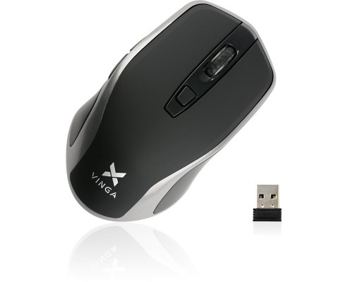 Мишка Vinga MSW-909 Silent black-grey