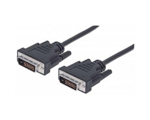 Кабель мультимедійний DVI to DVI 24+1pin, 1.8m Pro black REAL-EL (EL123500038)