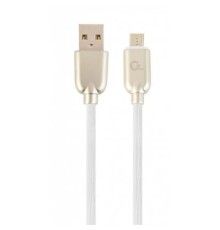 Дата кабель USB 2.0 Micro 5P to AM Cablexpert (CC-USB2R-AMmBM-1M-W)