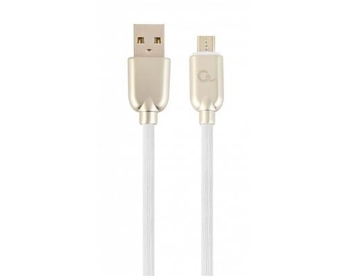 Дата кабель USB 2.0 Micro 5P to AM Cablexpert (CC-USB2R-AMmBM-1M-W)