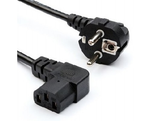 Кабель живлення C13 1.2m, 0.75mm corner 90 Merlion (PC-186A CEE7/7-C13-CCA12)