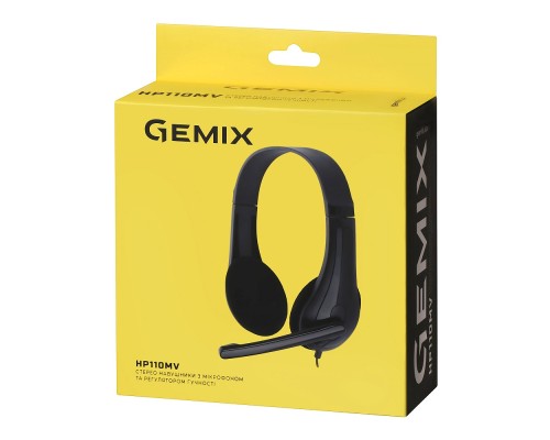 Навушники Gemix HP-110MV Black (HP-110MV)