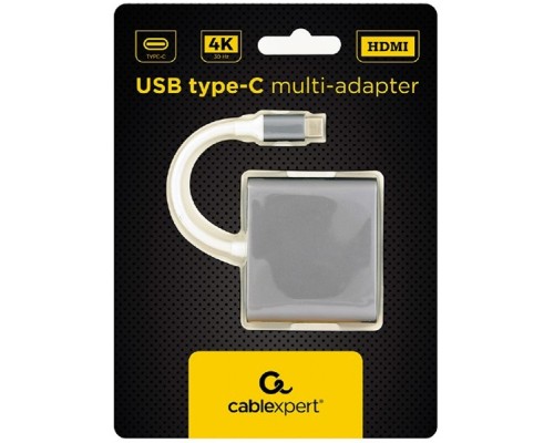 Перехідник USB Type-C to HDMI Cablexpert (A-CM-HDMIF-02-SG)