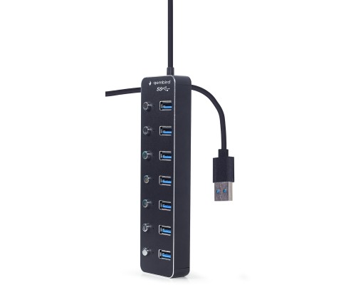 Концентратор Gembird USB 3.0 7 ports (UHB-U3P7P-01)