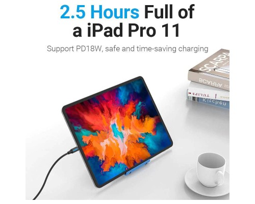 Дата кабель USB-C to USB-C 1.0m 2.0 100W Vention (COTBF)