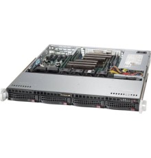 Корпус до сервера Supermicro 1U 800W/813MF2TQC-R804CB (CSE-813MF2TQC-R804CB)