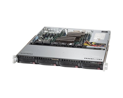 Корпус до сервера Supermicro 1U 800W/813MF2TQC-R804CB (CSE-813MF2TQC-R804CB)
