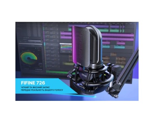 Мікрофон Fifine К726 XLR Black (K726)