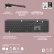 Клавіатура Logitech K950 Bluetooth/Wireless UA Graphite (920-012465)