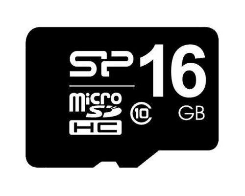Карта пам'яті Silicon Power 16Gb microSDHC UHS-I class 10 (SP016GBSTHBU1V10SP)