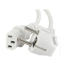 Кабель живлення C13 1.8m white Cablexpert (PC-186W-VDE)