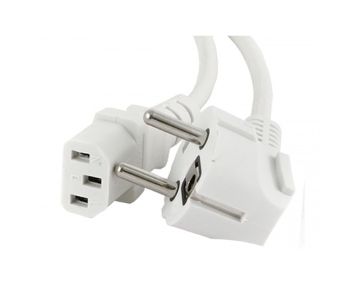 Кабель живлення C13 1.8m white Cablexpert (PC-186W-VDE)