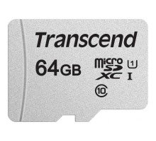 Карта пам'яті Transcend 64GB microSDXC class 10 UHS-I U1 (TS64GUSD300S)