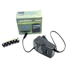 Блок живлення до ноутбуку Merlion 30W Universal, ручн. регулировка, 6 Г-обр. разъемов (FLY668)