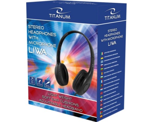 Навушники Esperanza Titanum Liwa Black (TH114)