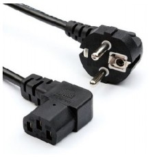 Кабель живлення C13 1.8m, 0.75mm corner 90 Merlion (PC-186A CEE7/7-C13-CCA18)