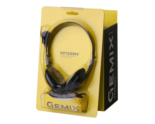 Навушники Gemix HP-120MV Black (HP-120MV)