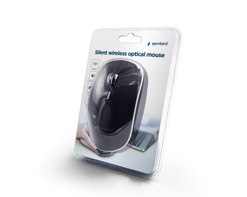 Мишка Gembird MUSW-4BS-01 Wireless Black (MUSW-4BS-01)