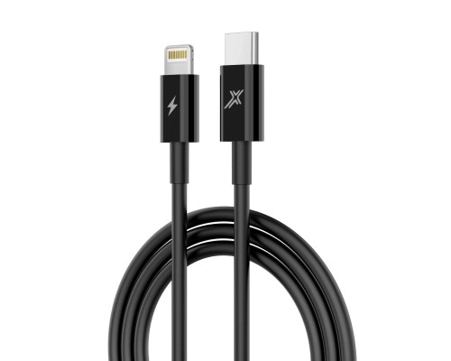 Дата кабель USB-C to Lightning 20W CL-07B Black Grand-X (CL-07B)