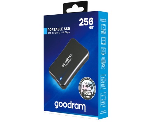 Накопичувач SSD USB 3.2 256GB HL200 Goodram (SSDPR-HL200-256)