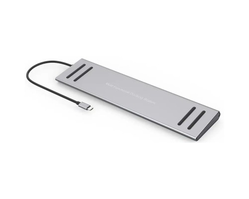 Порт-реплікатор XoKo 14-in-1 Dock USB-C (HDMI/VGA/USB3.0/.../USB-C PD/RJ45/..) (XK-AC1400-SL)