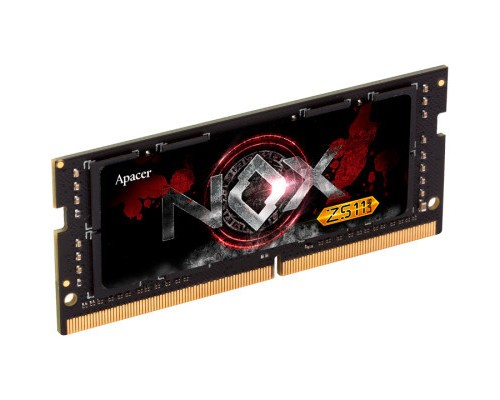 Модуль пам'яті для ноутбука SoDIMM DDR4 16GB 3200 MHz NOX Black Apacer (A4S16G32CLYBDAA-1)