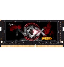 Модуль пам'яті для ноутбука SoDIMM DDR4 16GB 3200 MHz NOX Black Apacer (A4S16G32CLYBDAA-1)