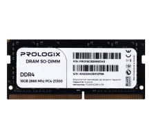 Модуль пам'яті для ноутбука SoDIMM DDR4 16GB 2666 MHz Prologix (PRO16GB2666D4S)