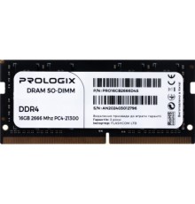 Модуль пам'яті для ноутбука SoDIMM DDR4 16GB 2666 MHz Prologix (PRO16GB2666D4S)