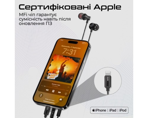 Навушники Promate Vibe-LT Black (vibe-lt.black)