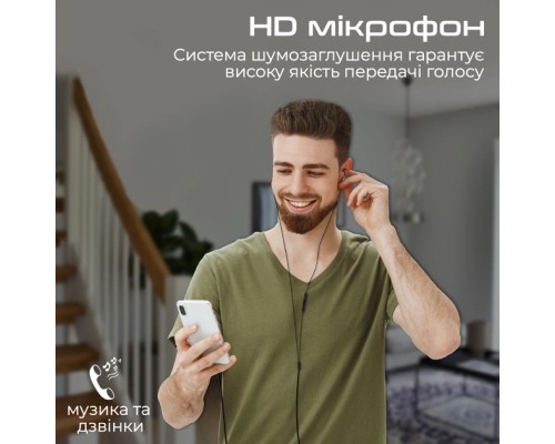 Навушники Promate Vibe-LT Black (vibe-lt.black)