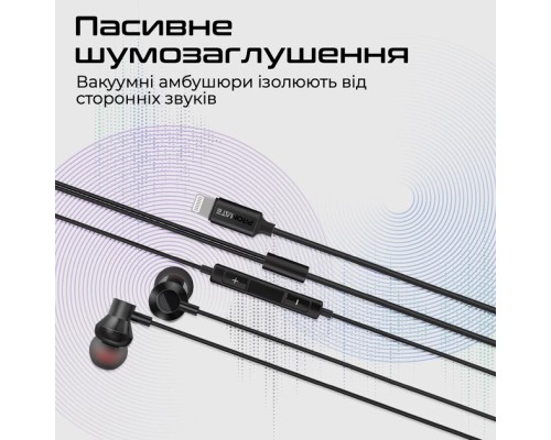 Навушники Promate Vibe-LT Black (vibe-lt.black)