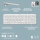 Клавіатура Logitech K950 Bluetooth/Wireless UA Off-White (920-012466)