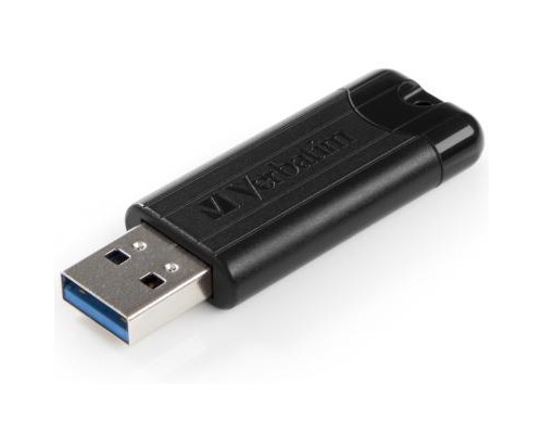 USB флеш накопичувач Verbatim 32GB PinStripe Black USB 3.0 (49317)