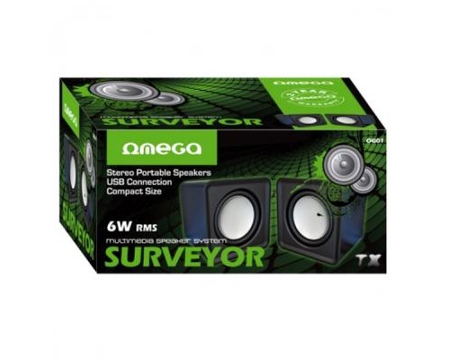 Акустична система Omega OG-01 SURVEYOR 6W blue USB (OG01B)