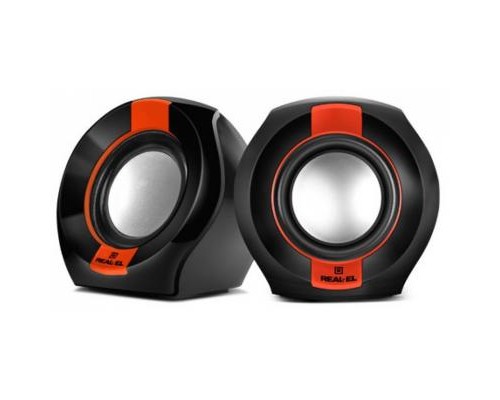 Акустична система REAL-EL S-50 black-red