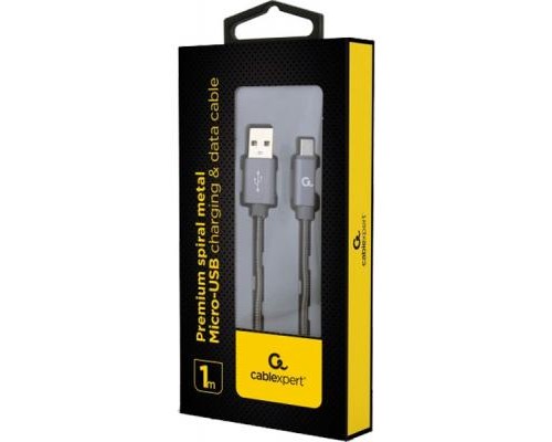 Дата кабель USB 2.0 Micro 5P to AM Cablexpert (CC-USB2S-AMmBM-1M-BG)
