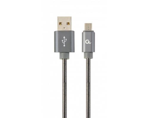 Дата кабель USB 2.0 Micro 5P to AM Cablexpert (CC-USB2S-AMmBM-1M-BG)