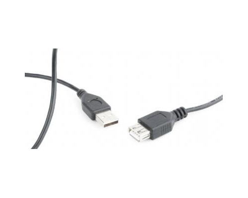 Дата кабель USB 2.0 AM/AF 0.75m Cablexpert (CC-USB2-AMAF-75CM/300-BK)